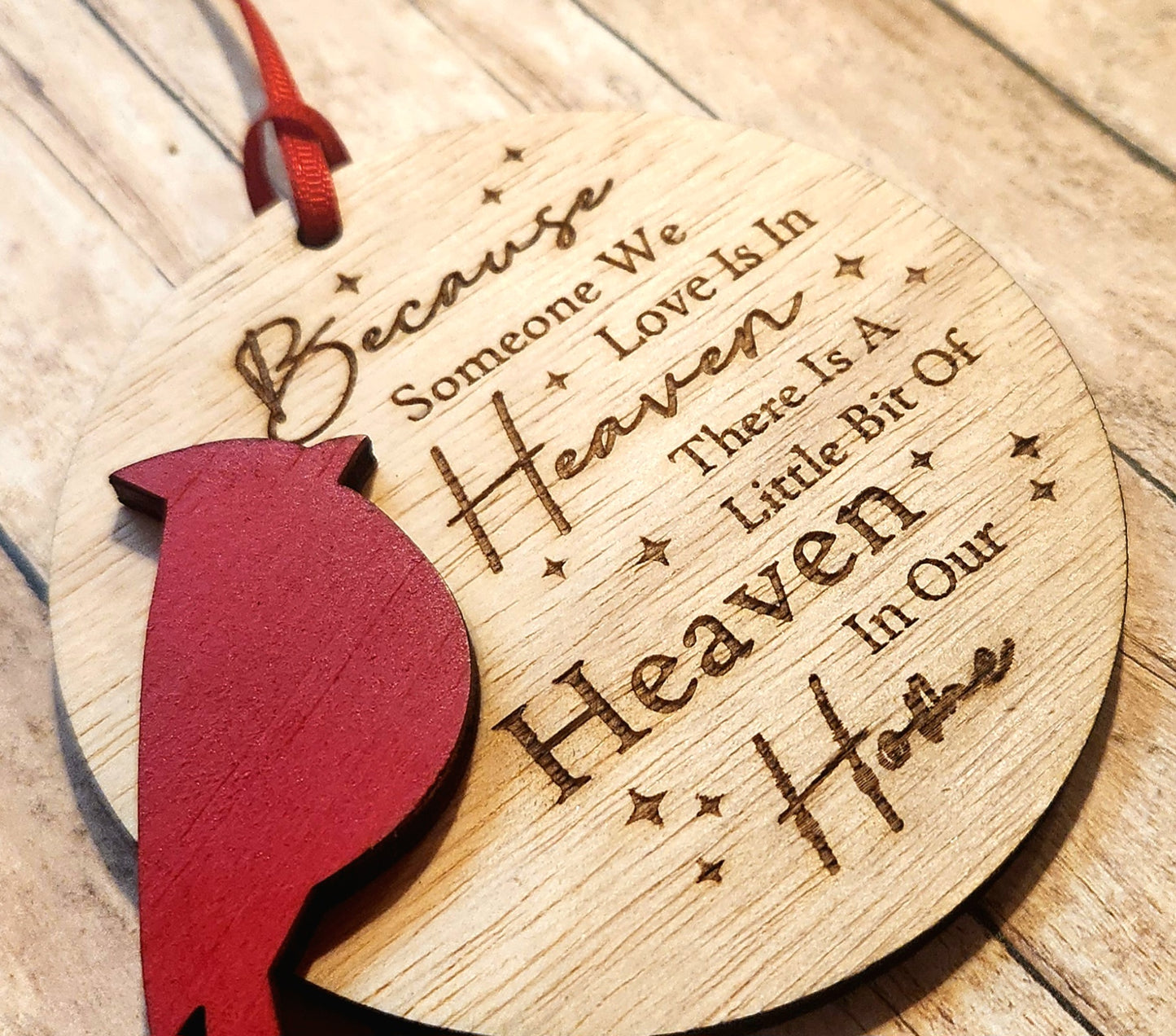 Cardinal Memorial Ornament