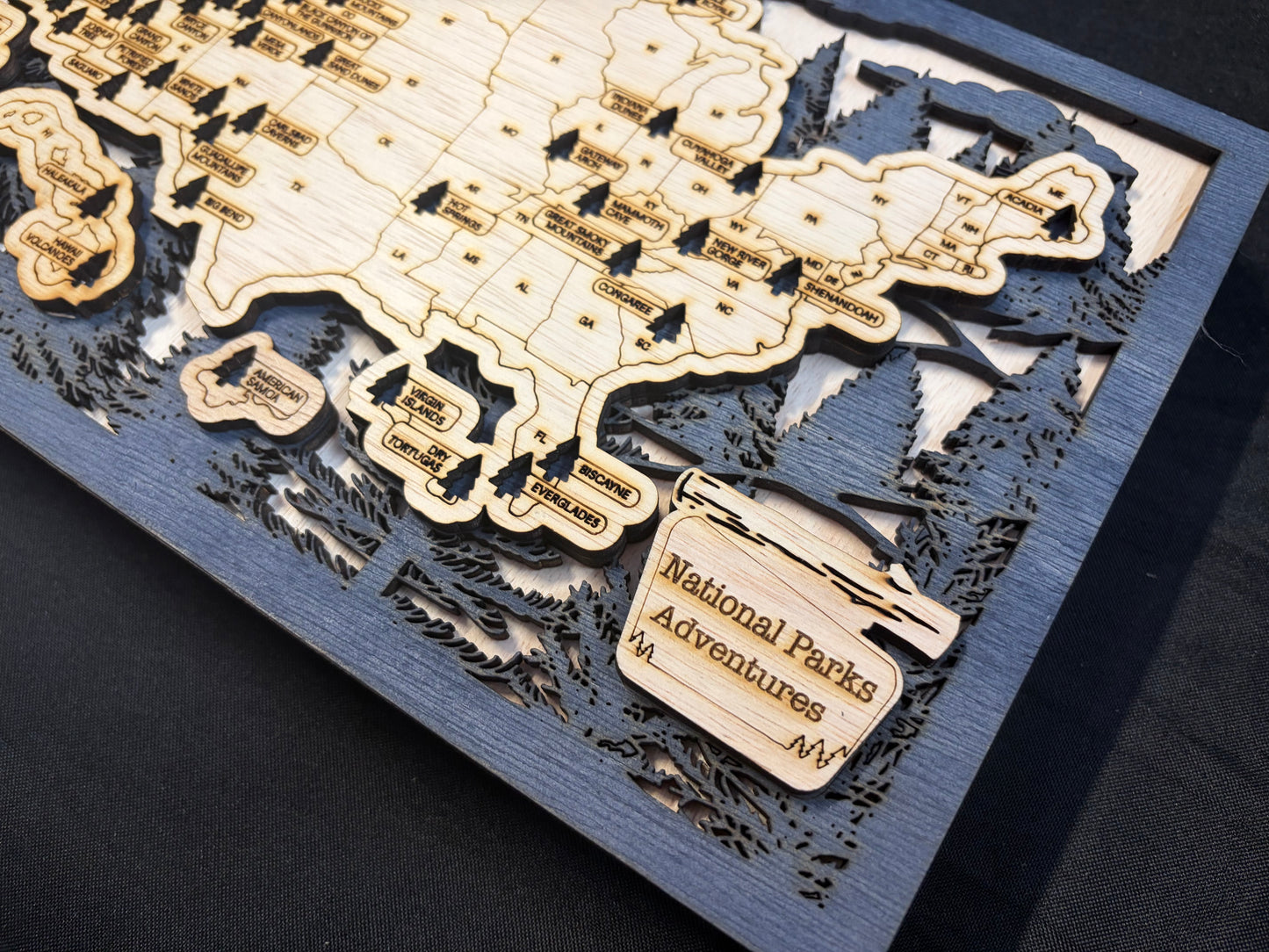 National Park Adventure Map
