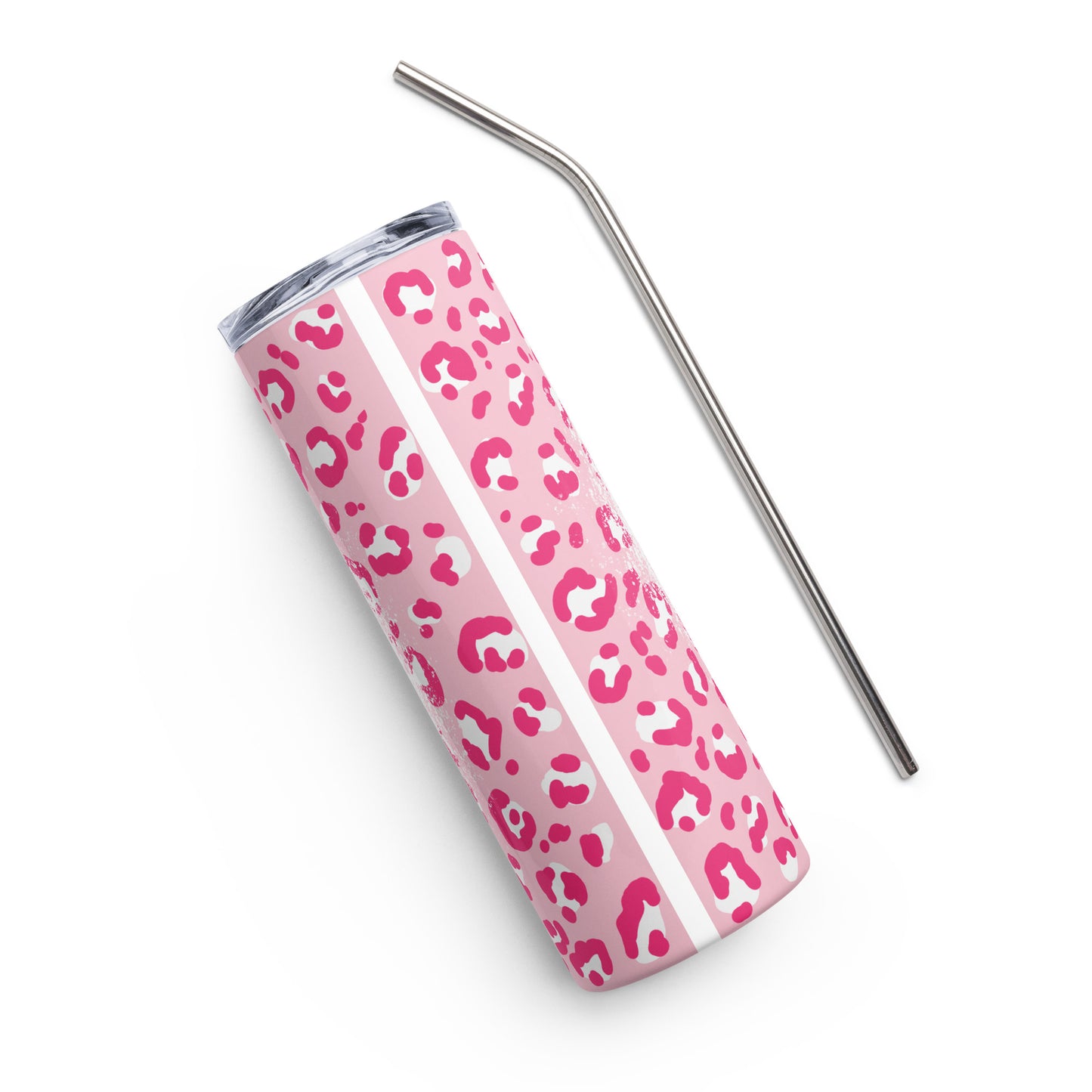 Gnome Adventure: The Eye-Catching Leopard Print Tumbler for the Gnome Enthusiast
