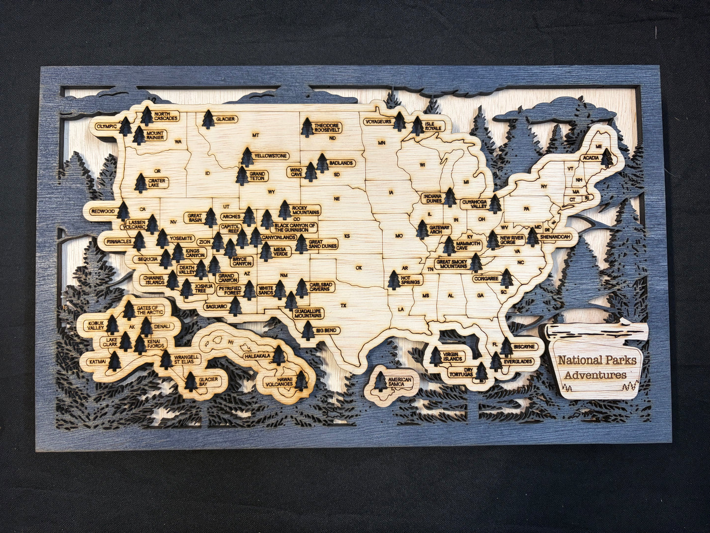 National Park Adventure Map