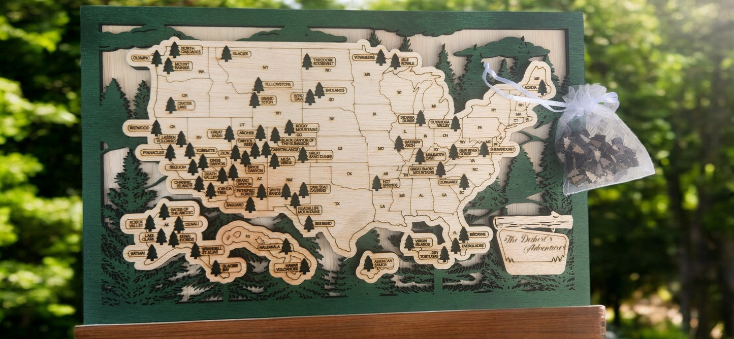 National Park Adventure Map