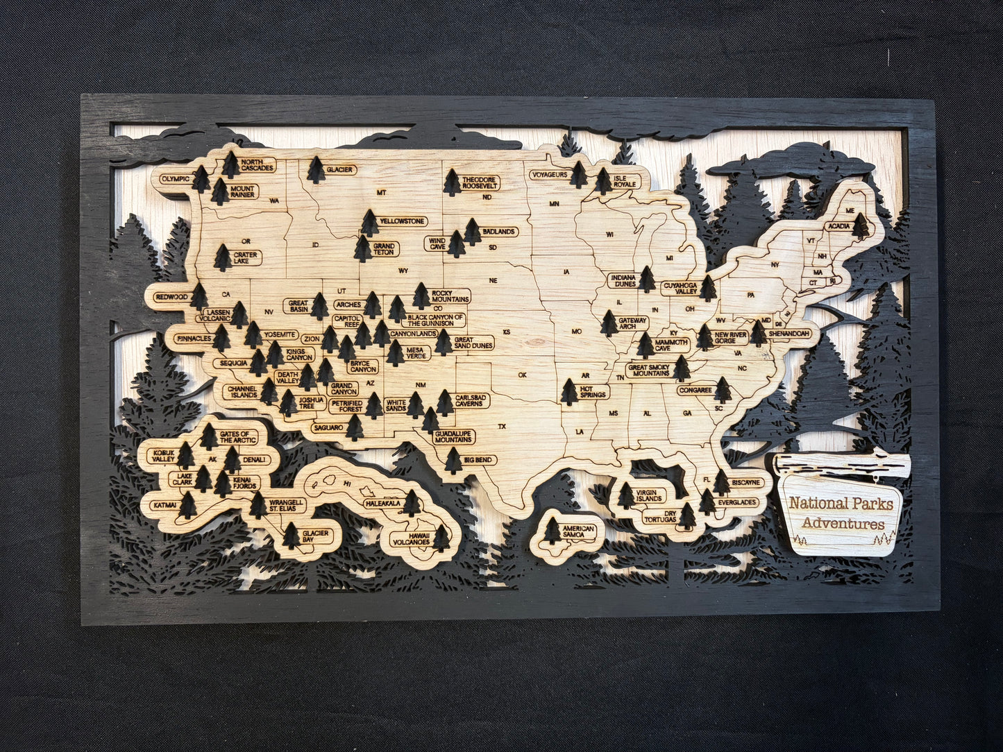 National Park Adventure Map