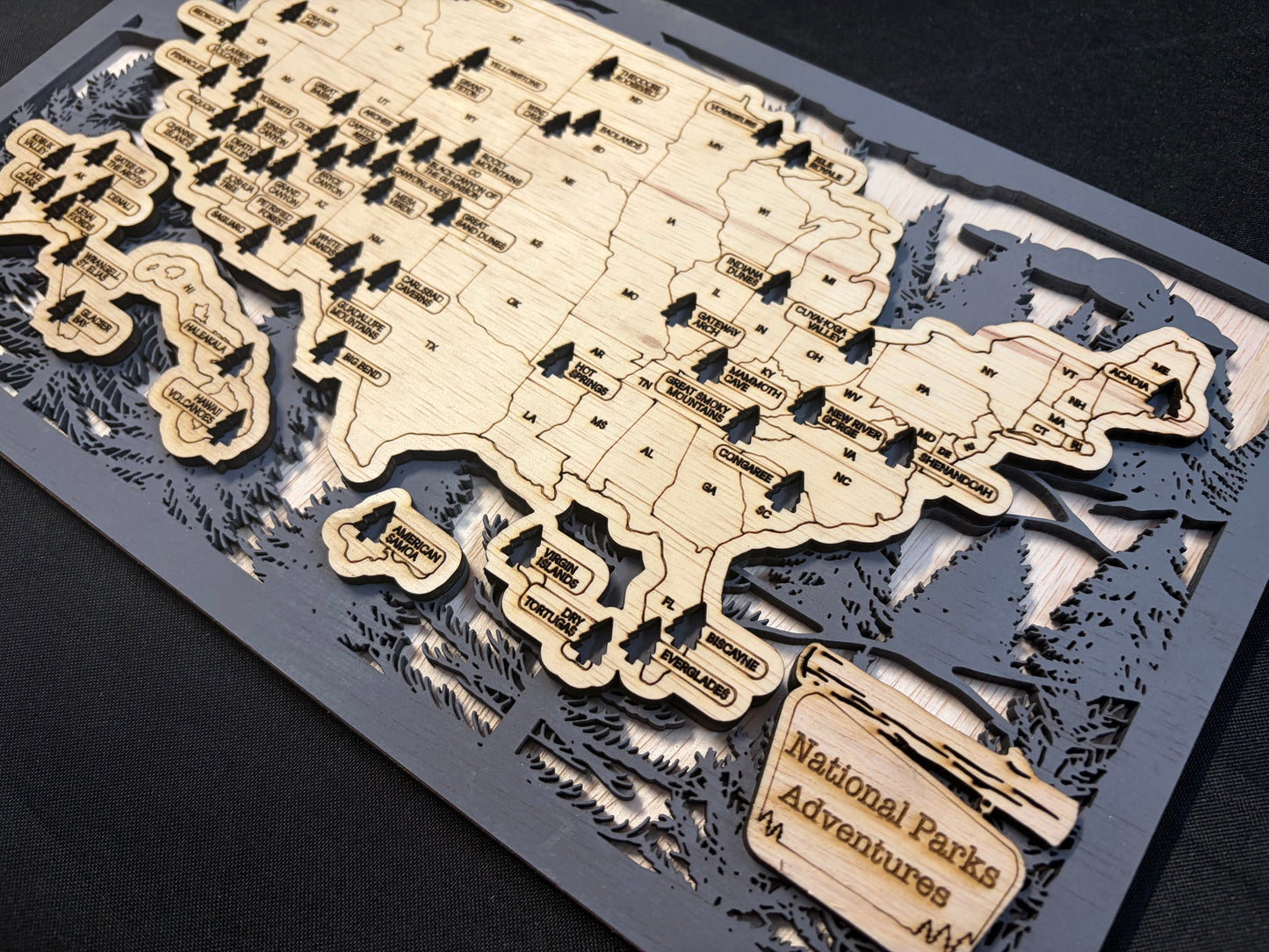 National Park Adventure Map