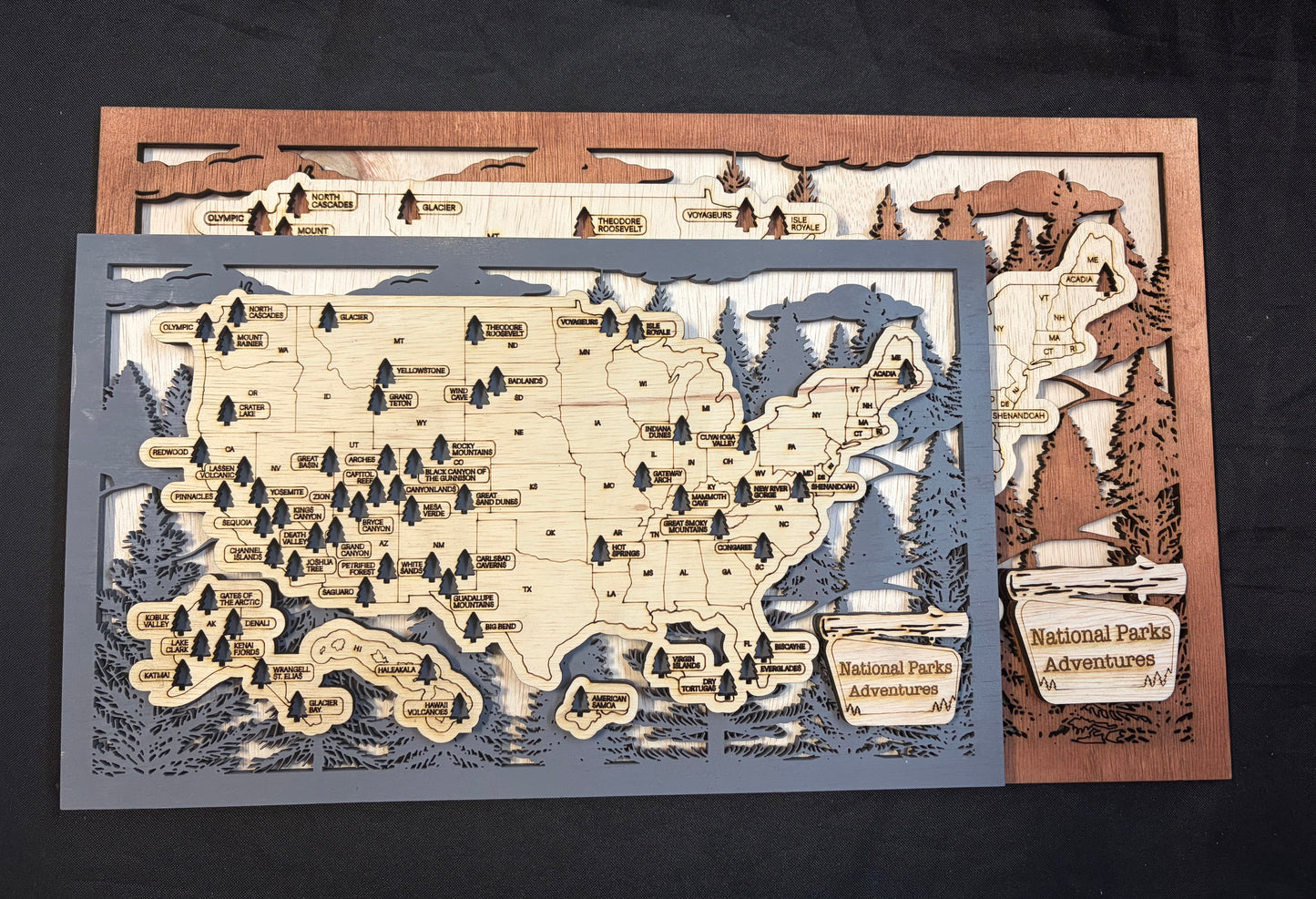 National Park Adventure Map